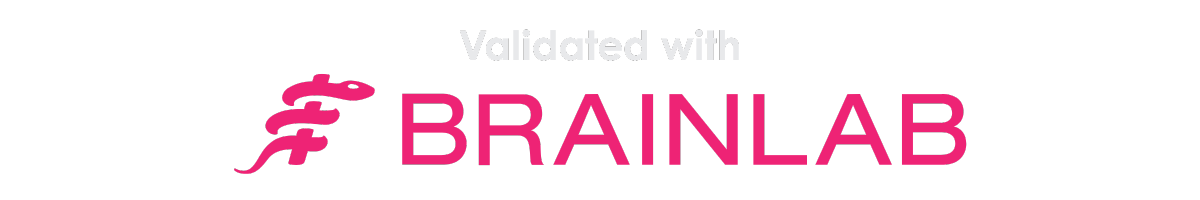 Validated with Brainlab